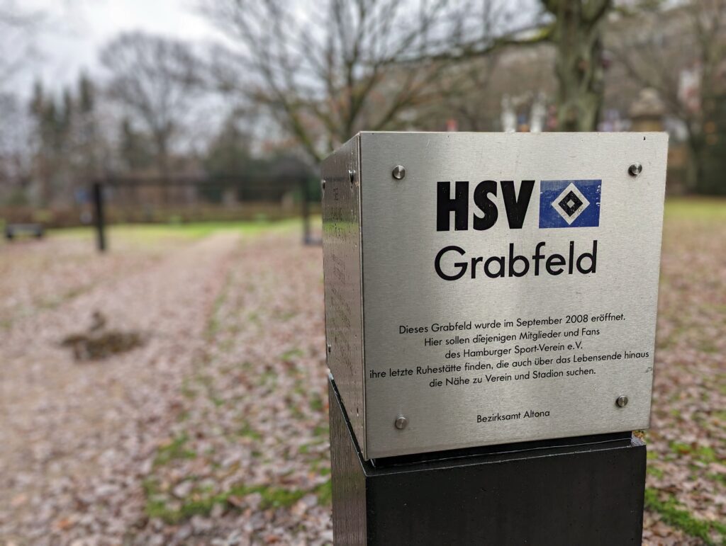 Der HSV-Friedhof in Hamburg
