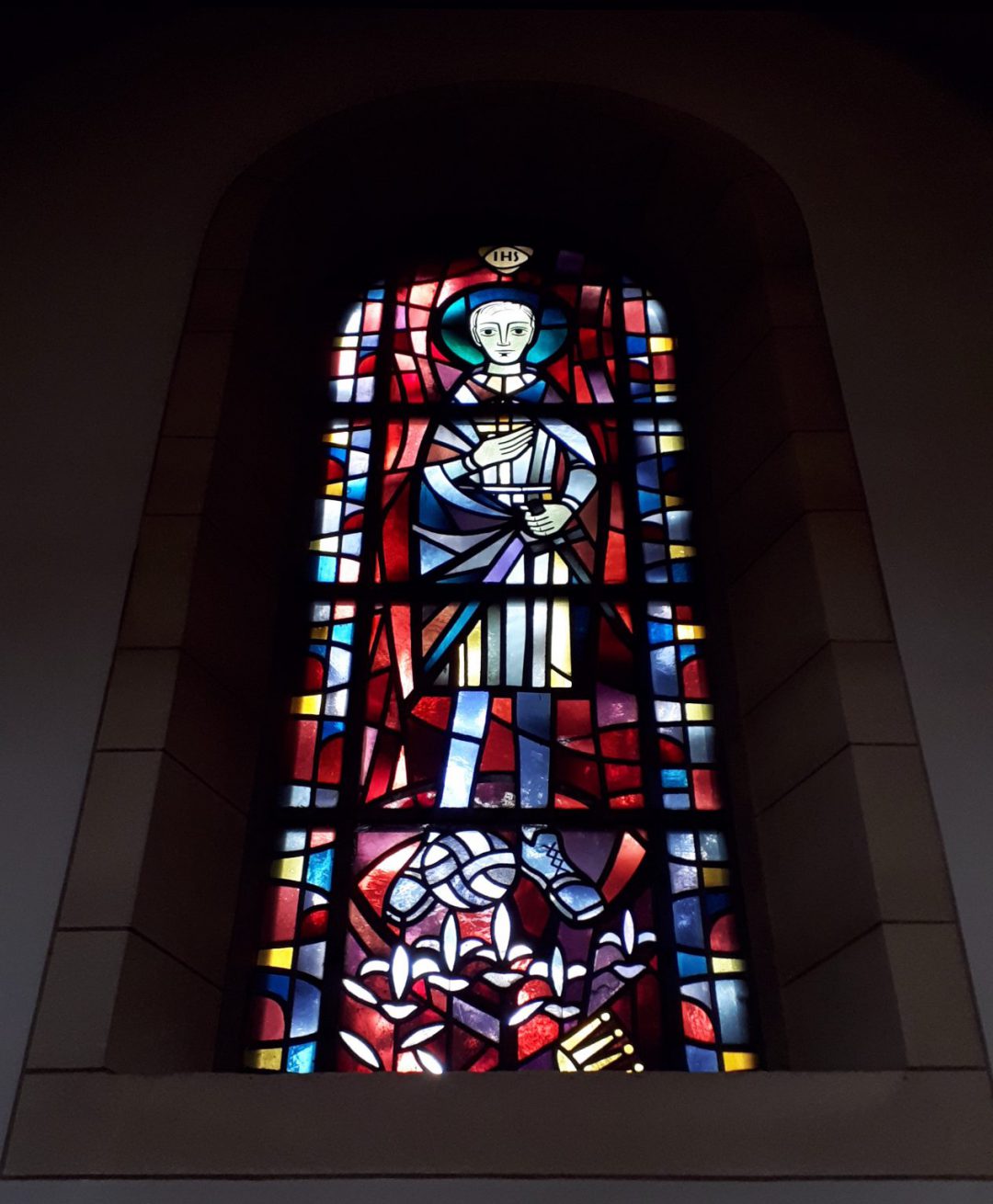 Kirchenfenster mit dem heiligen Aloisius Gelsenkirchen-Schalke