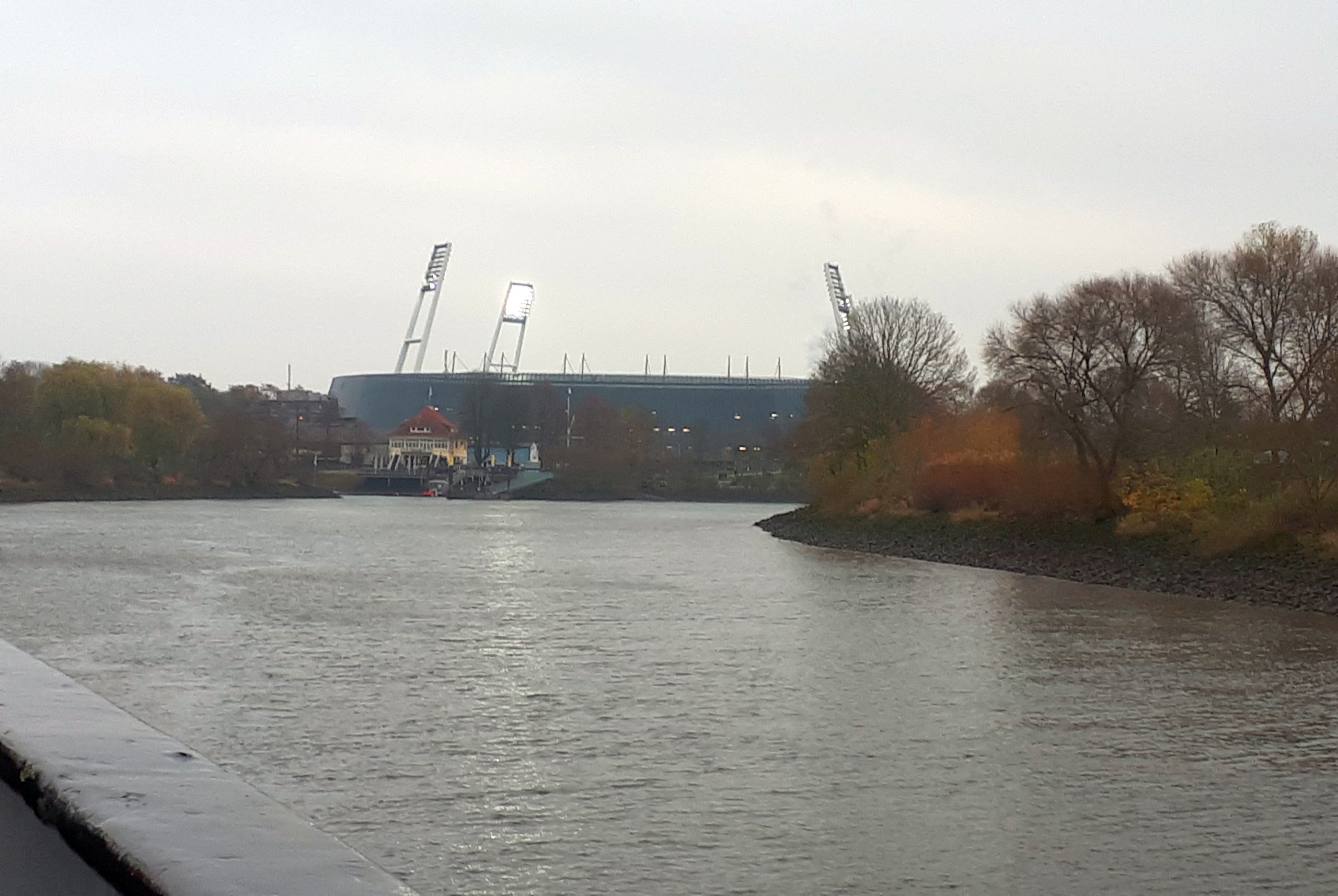 Die Fähre zum Weserstadion Bremen