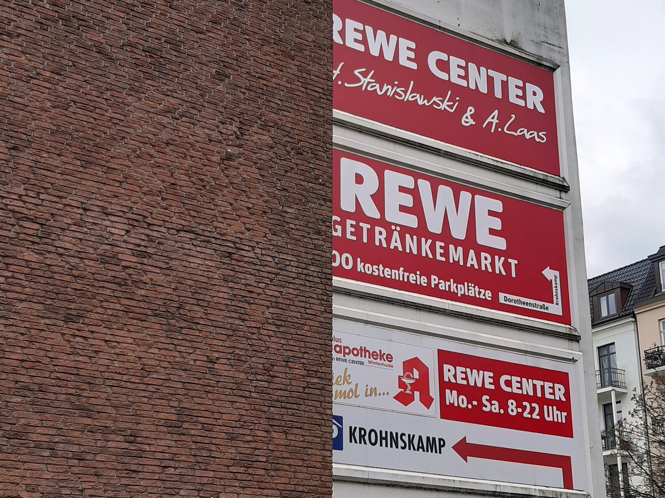 Der REWE Stanislawski in Hamburg-Winterhude
