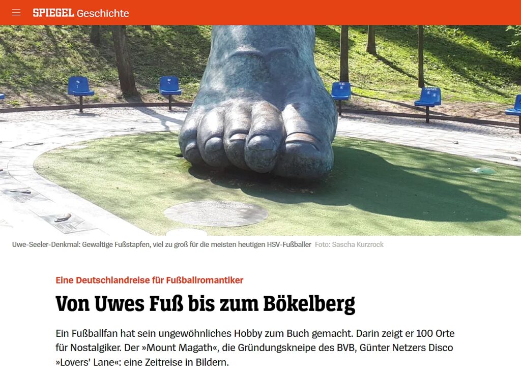 Von Uwes Fuß bis zum Bökelberg: Spiegel Online