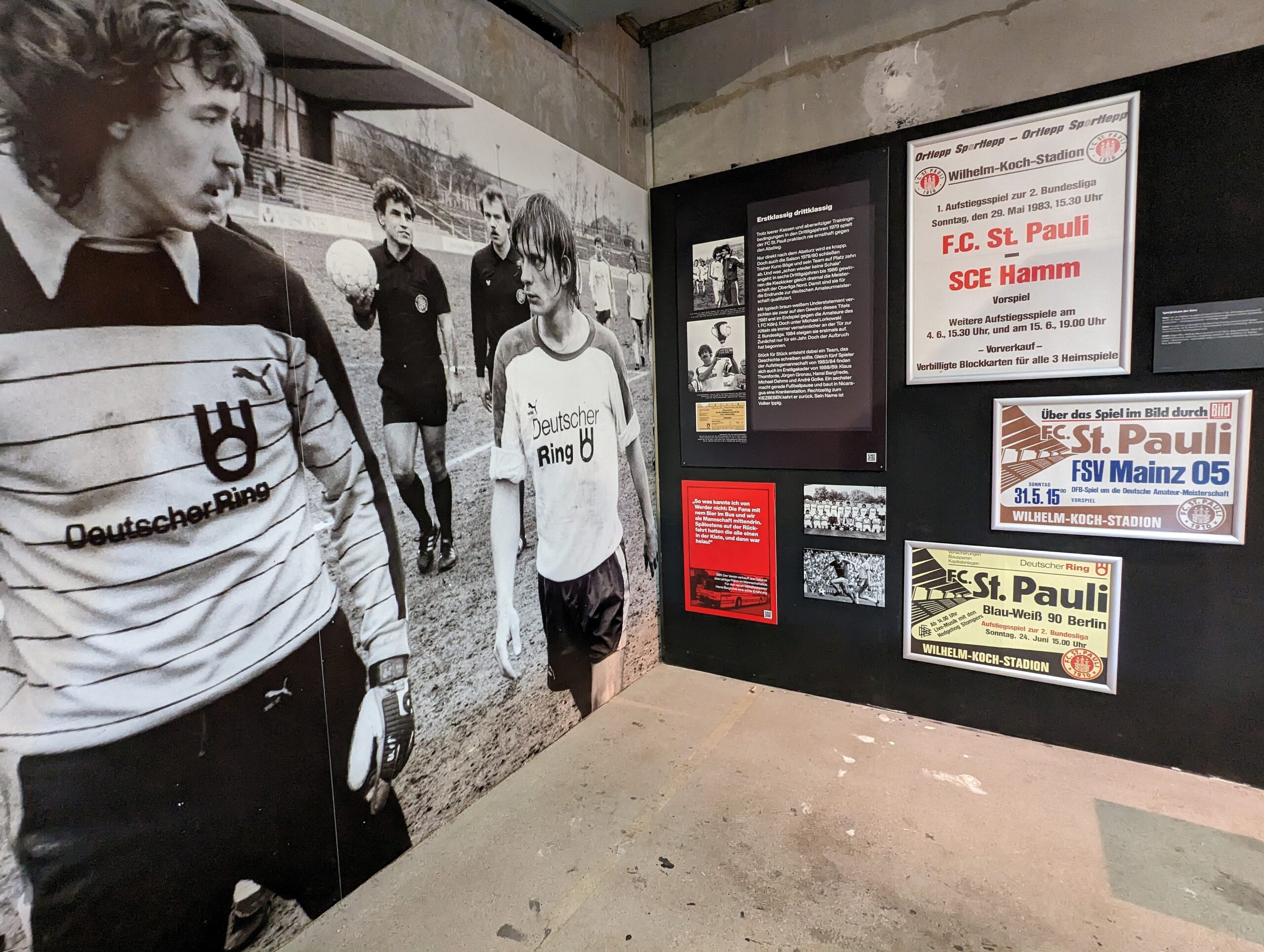 Im FC St. Pauli-Museum