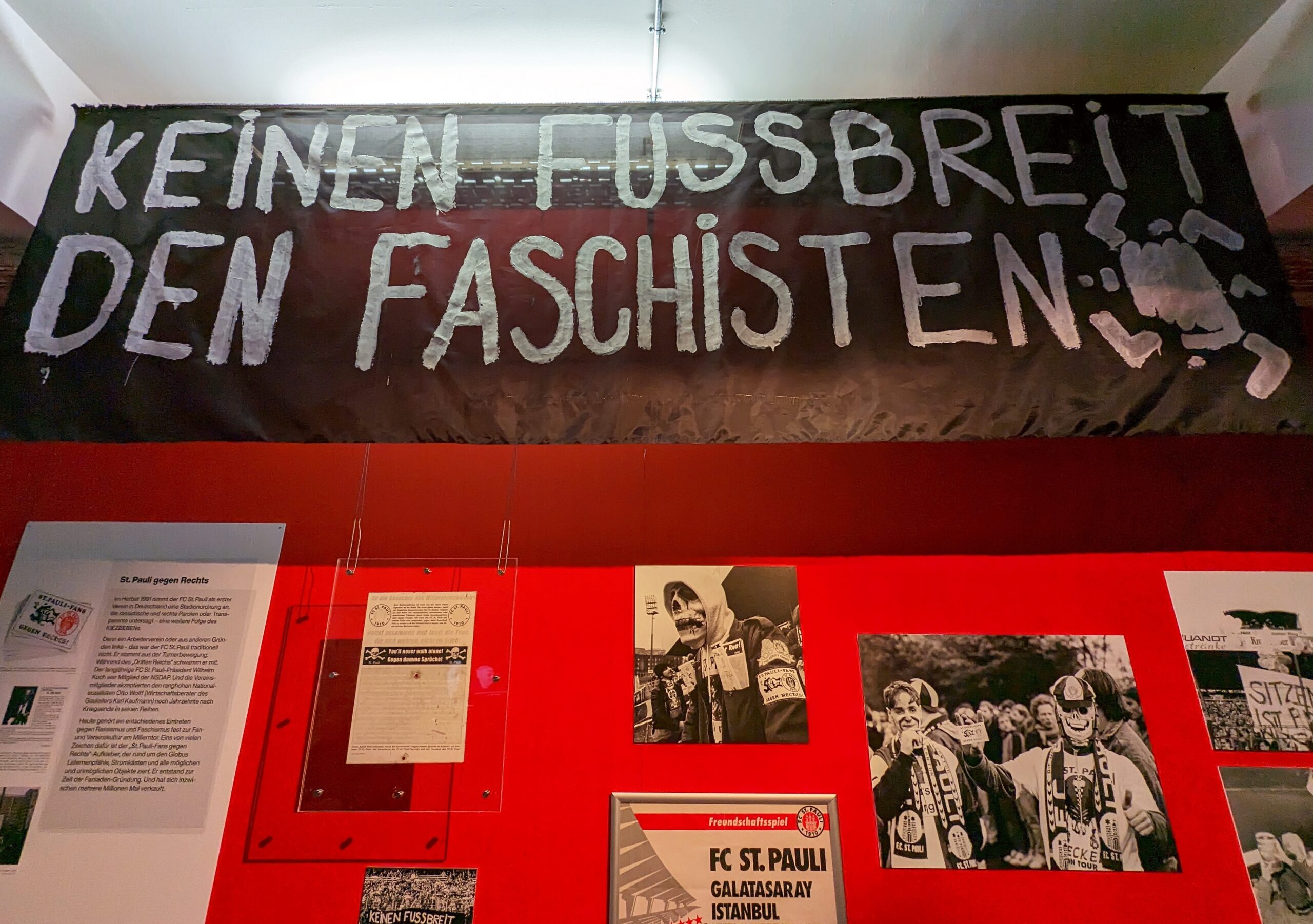 Klare Haltung im Museum des FC St. Pauli