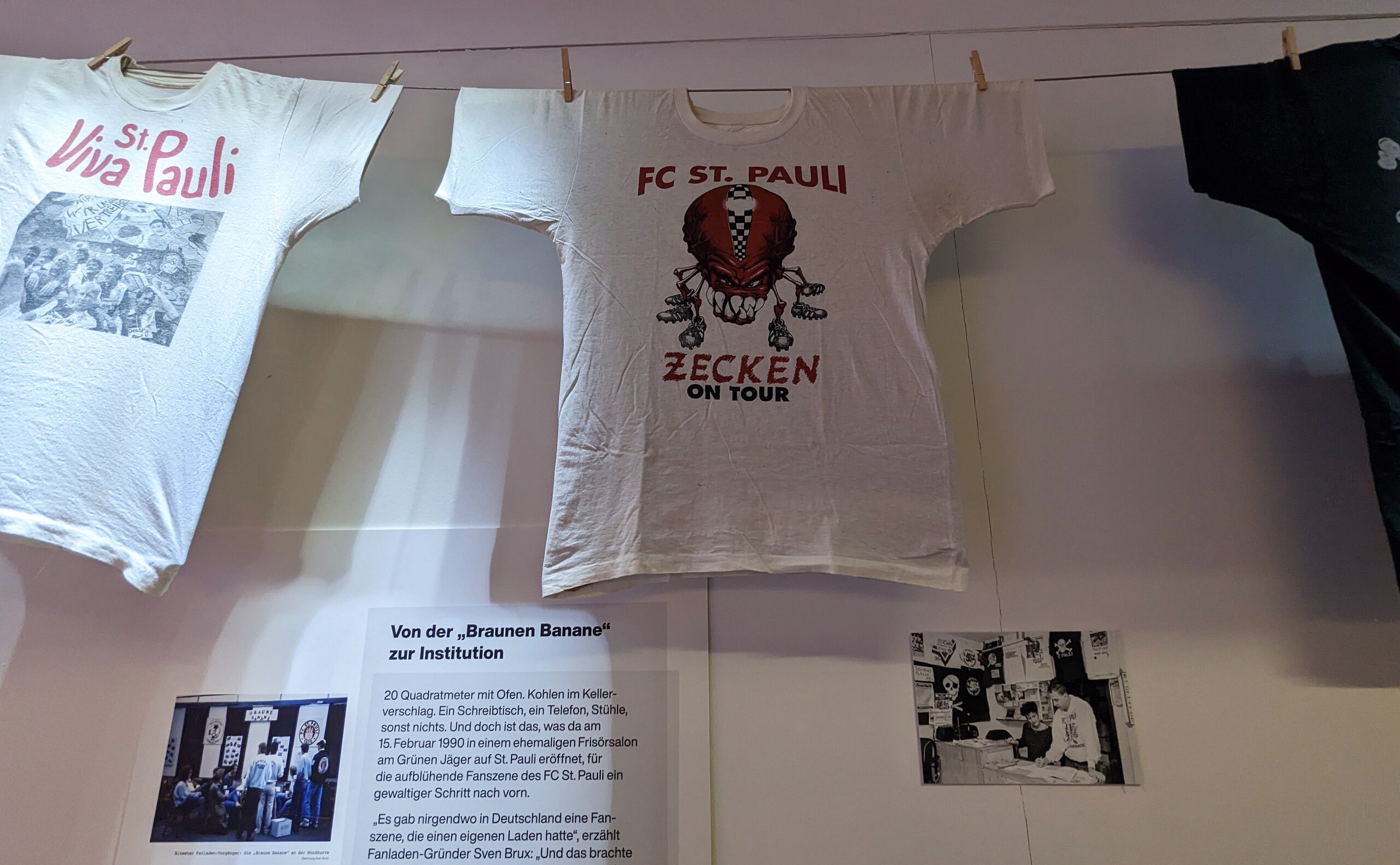 Alte T-Shirts des FC St. Pauli