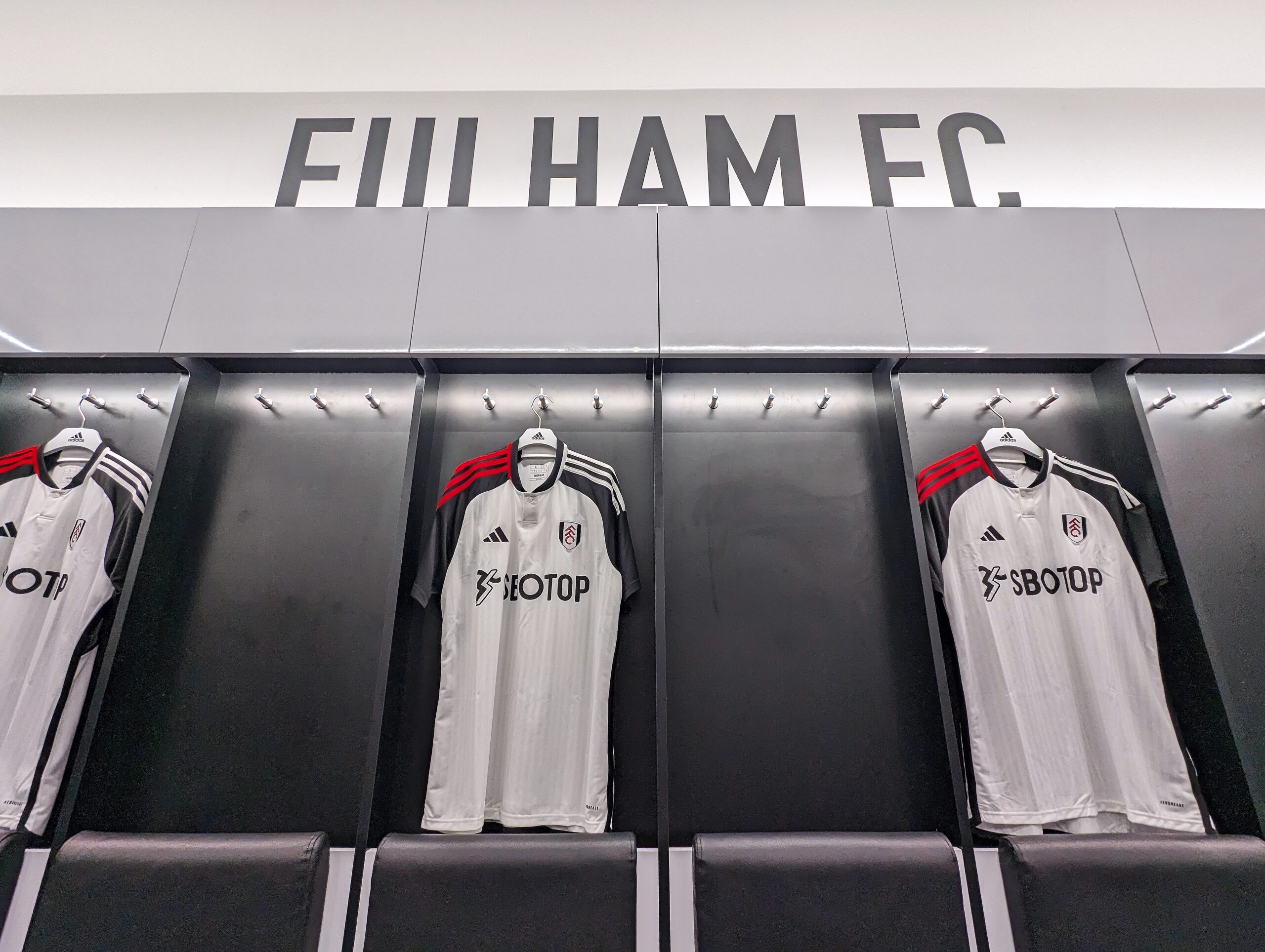 In der Kabine des FC Fulham