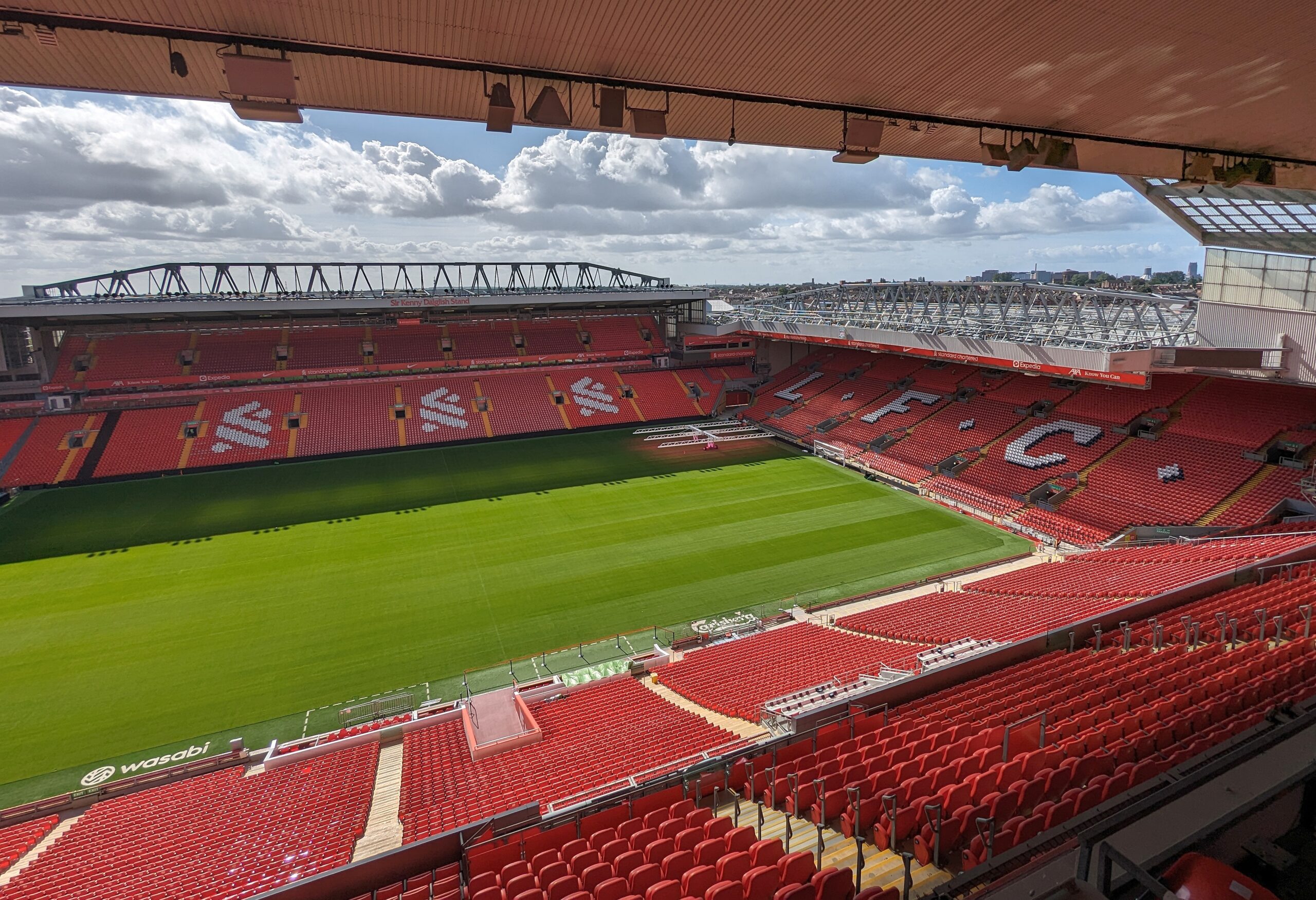 Das Anfield, Stadion des FC Liverpool