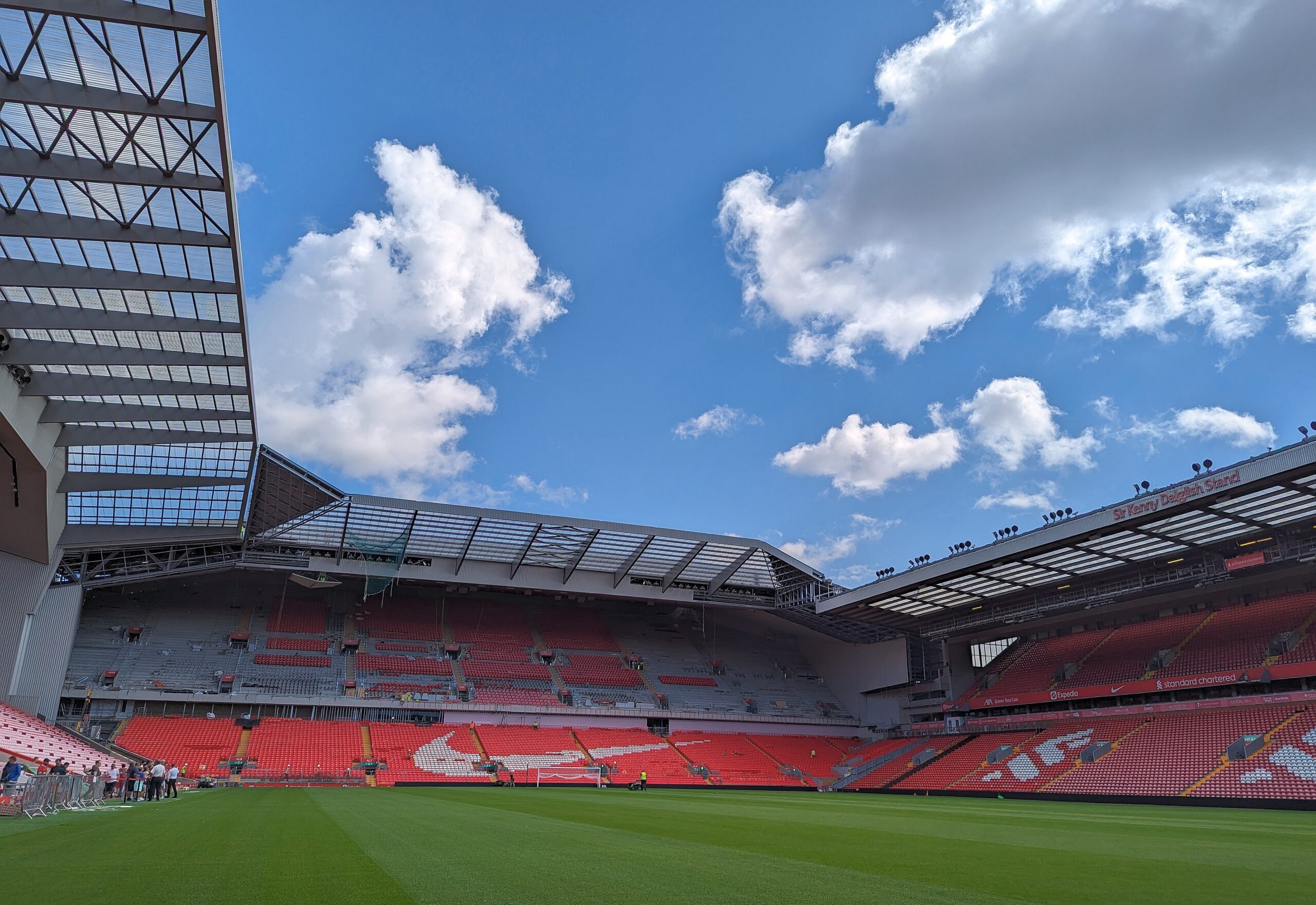 Das Stadion des FC Liverpool