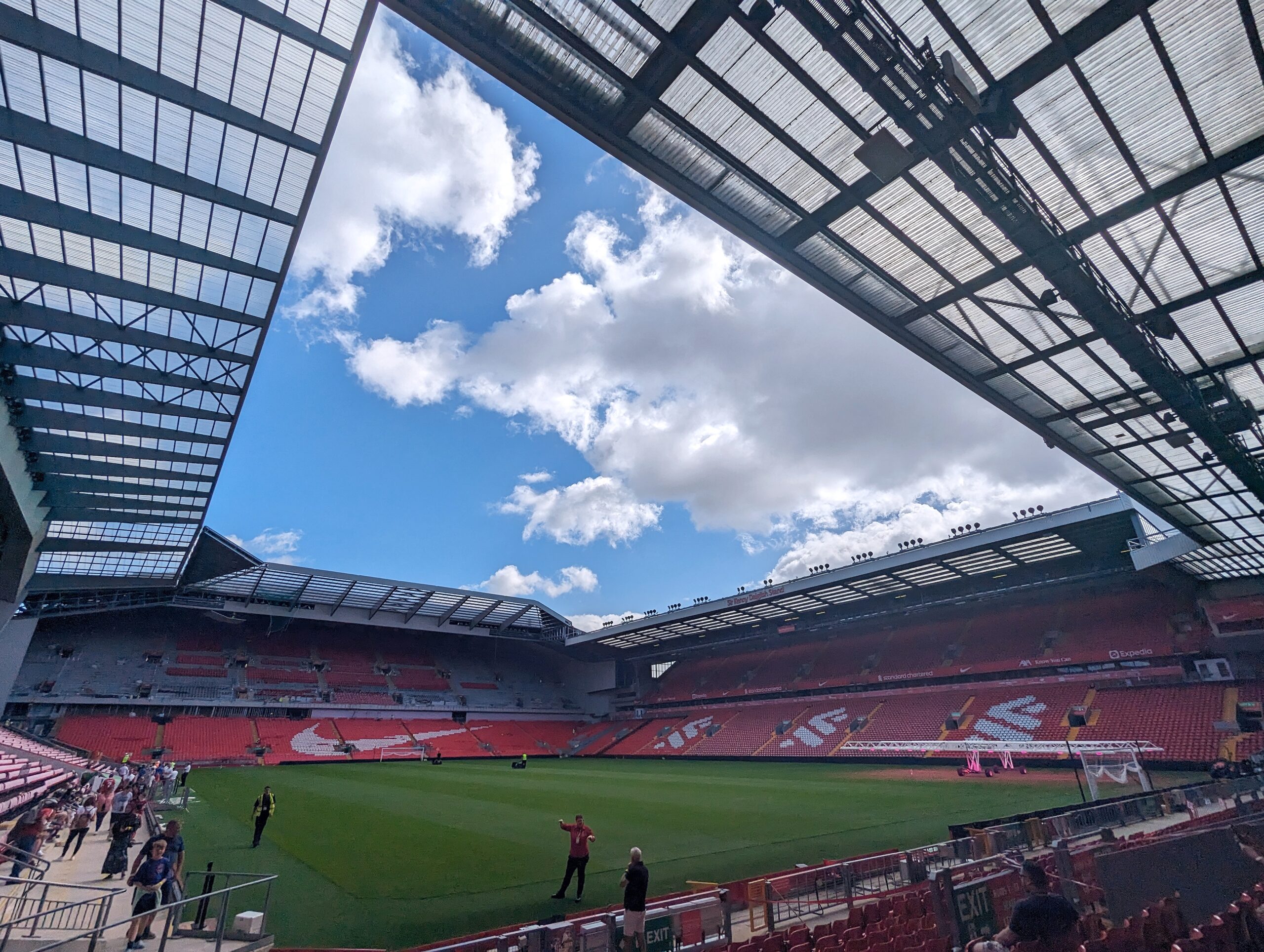 Das Stadion des FC Liverpool