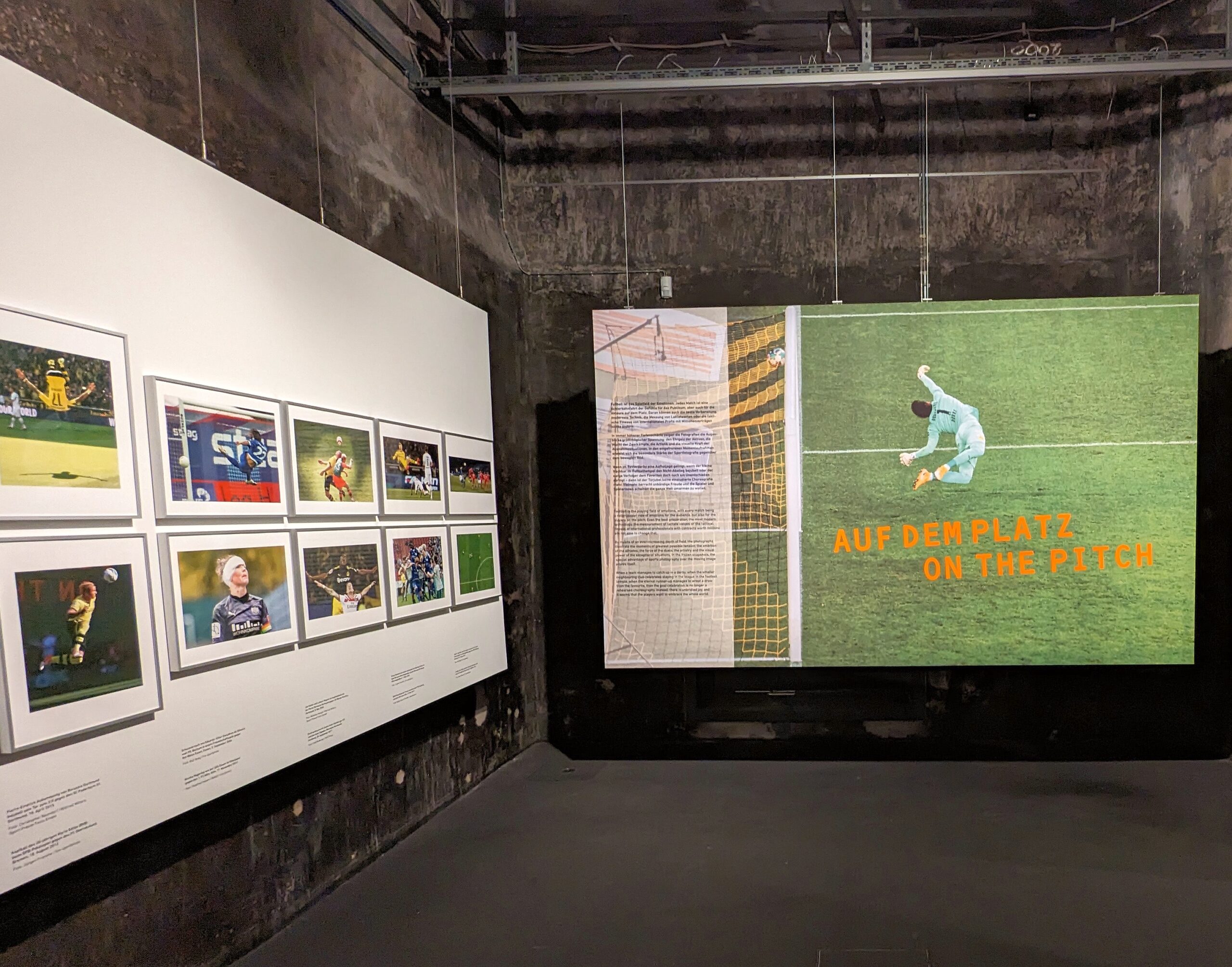 Die Sonderausstellung „Mythos und Moderne. Fußball im Ruhrgebiet“
