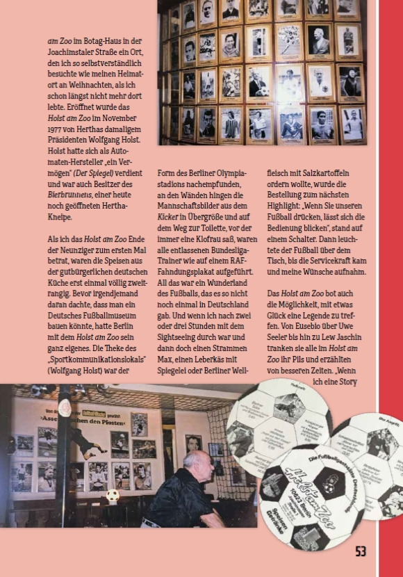 Der Zauber des heiligen Rasens - Fotos zum Buch