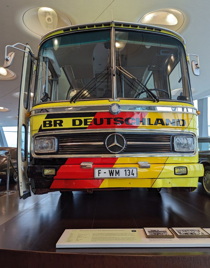 Der Bus der Weltmeistermannschaft von 1974