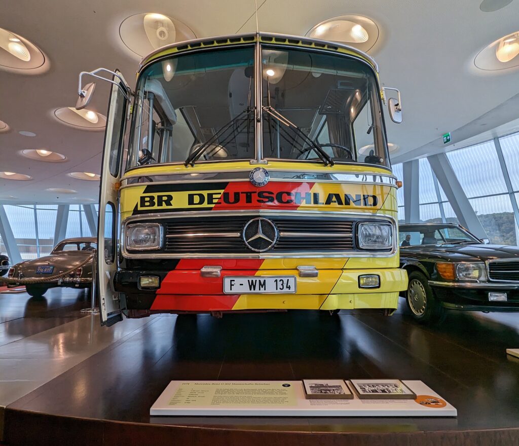 Der Bus der Weltmeistermannschaft von 1974