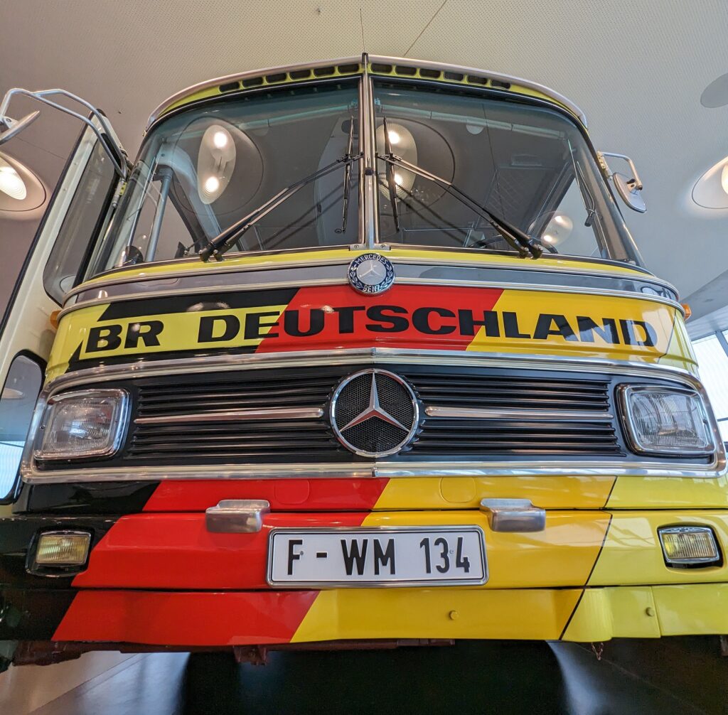 Der Bus der Weltmeistermannschaft von 1974