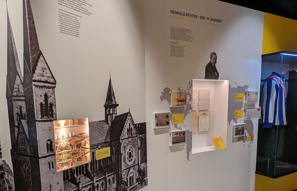 Im BORUSSEUM, dem Dortmunder Vereinsmuseum