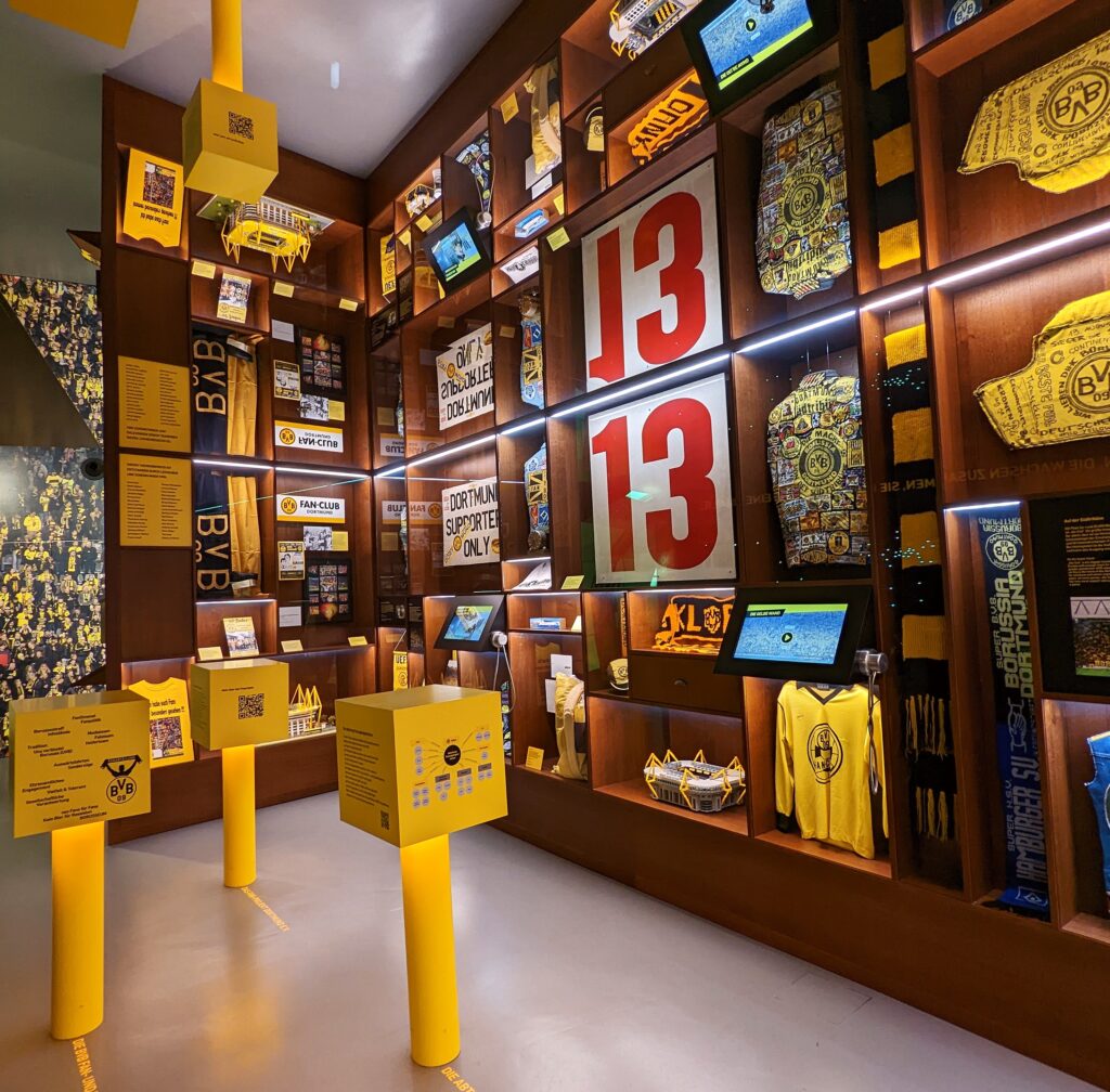 Der Bereich "Fans" im BORUSSEUM ist besonders gelungen