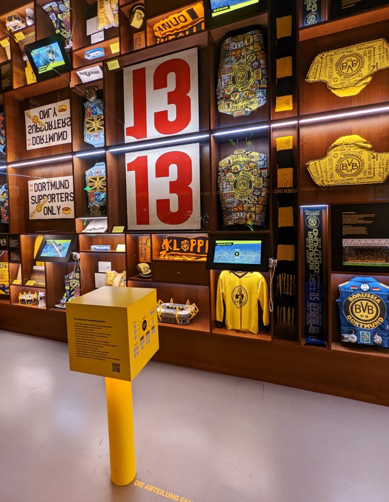 Der Bereich "Fans" im BORUSSEUM ist besonders gelungen