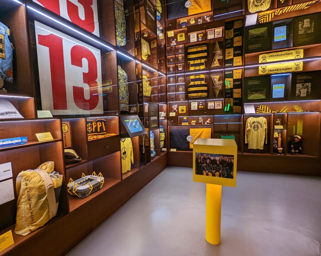 Der Bereich "Fans" im BORUSSEUM ist besonders gelungen