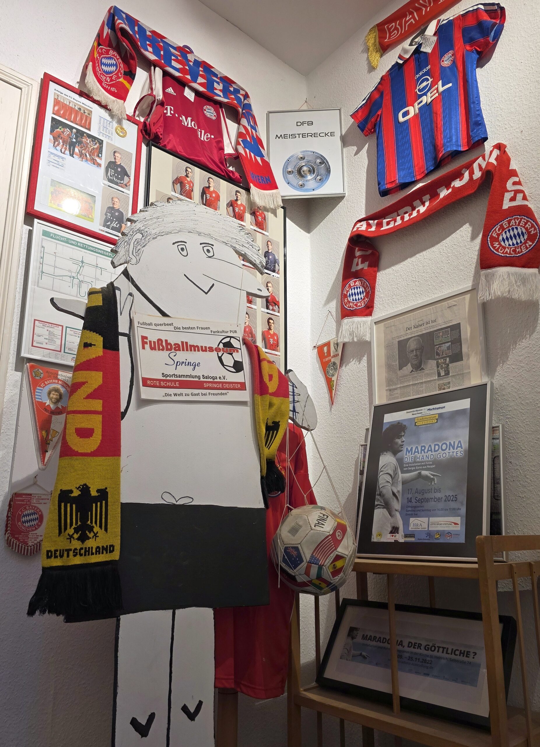 Eingangsbereich des Springer Fußballmuseums