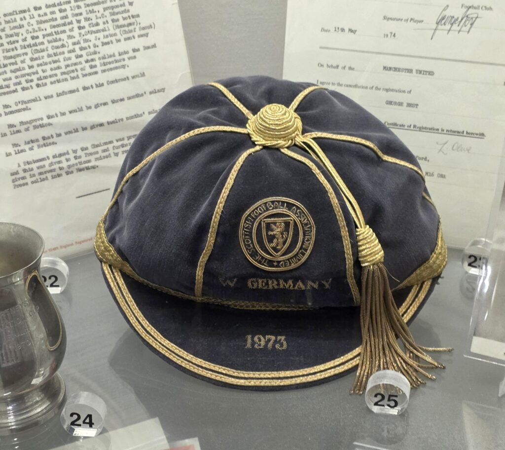 Im Vereinsmuseum von Manchester United wird auch an den Flugzeugabsturz von 1958 erinnert