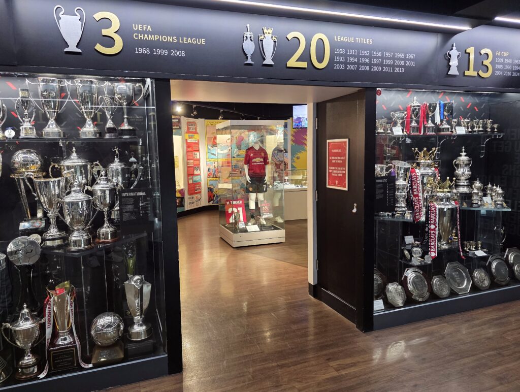 Die Pokale von Manchester United