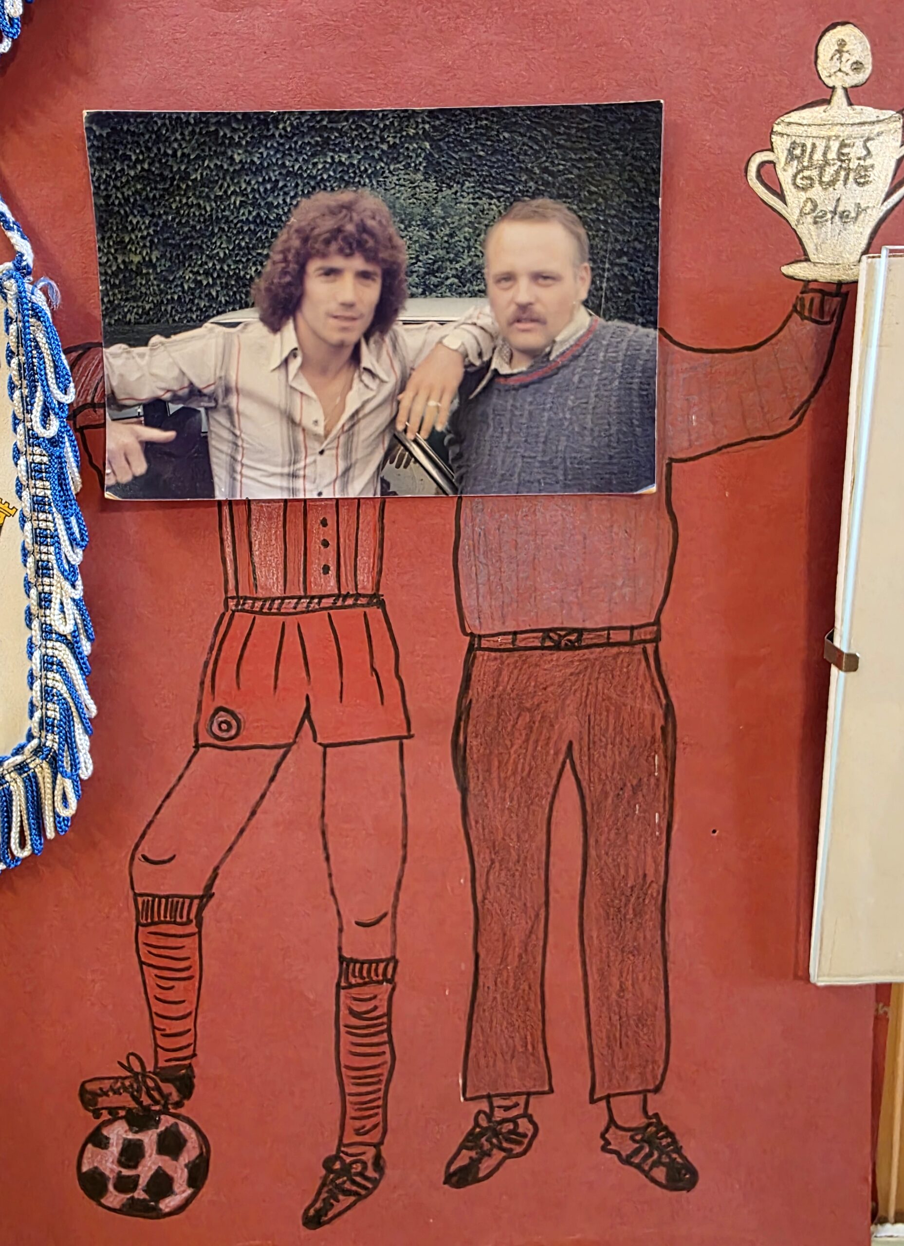 Im Saloga Keller des Springer Fußballmuseums