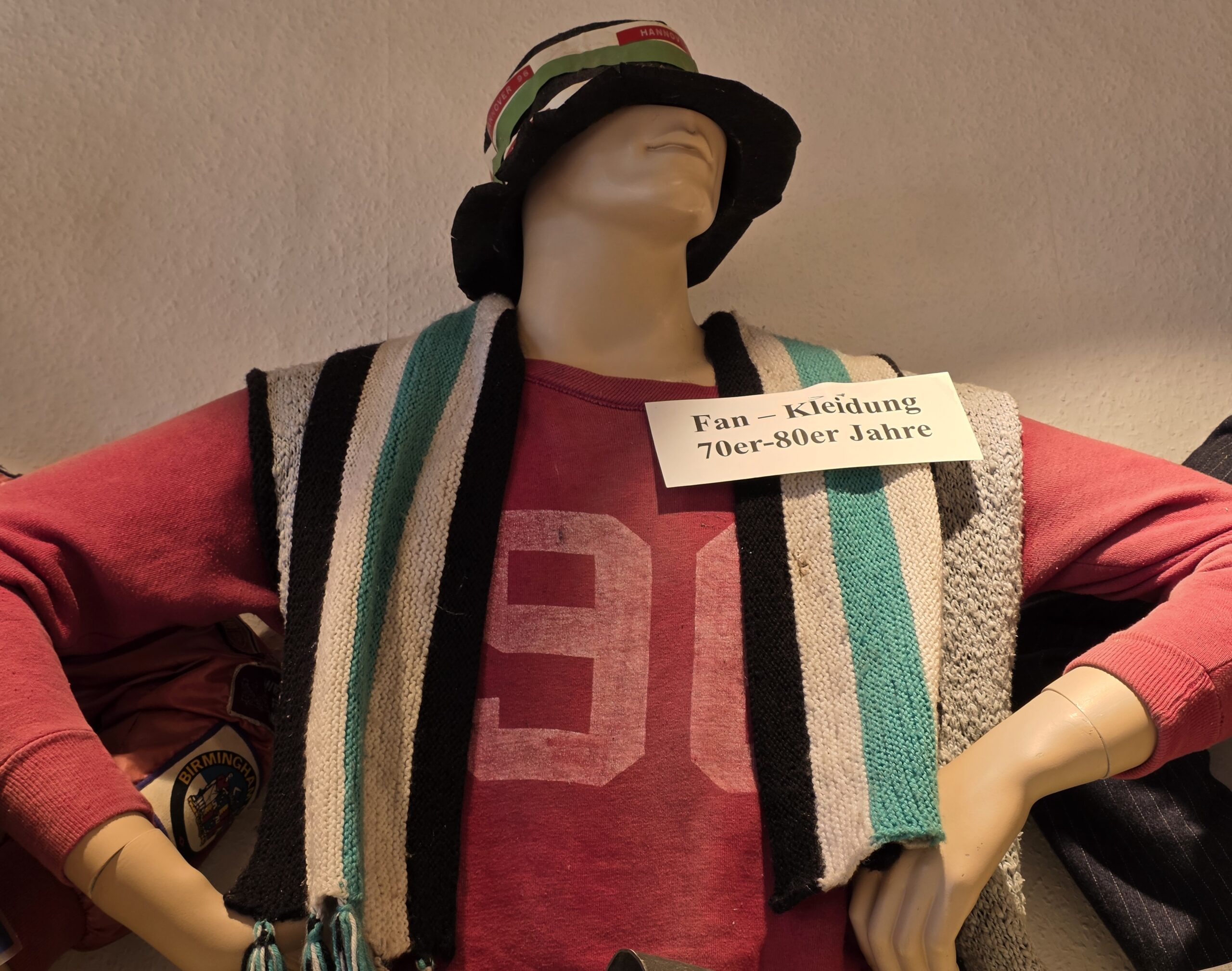 Der Raum "Umkleidekabine" im Springer Fußballmuseum