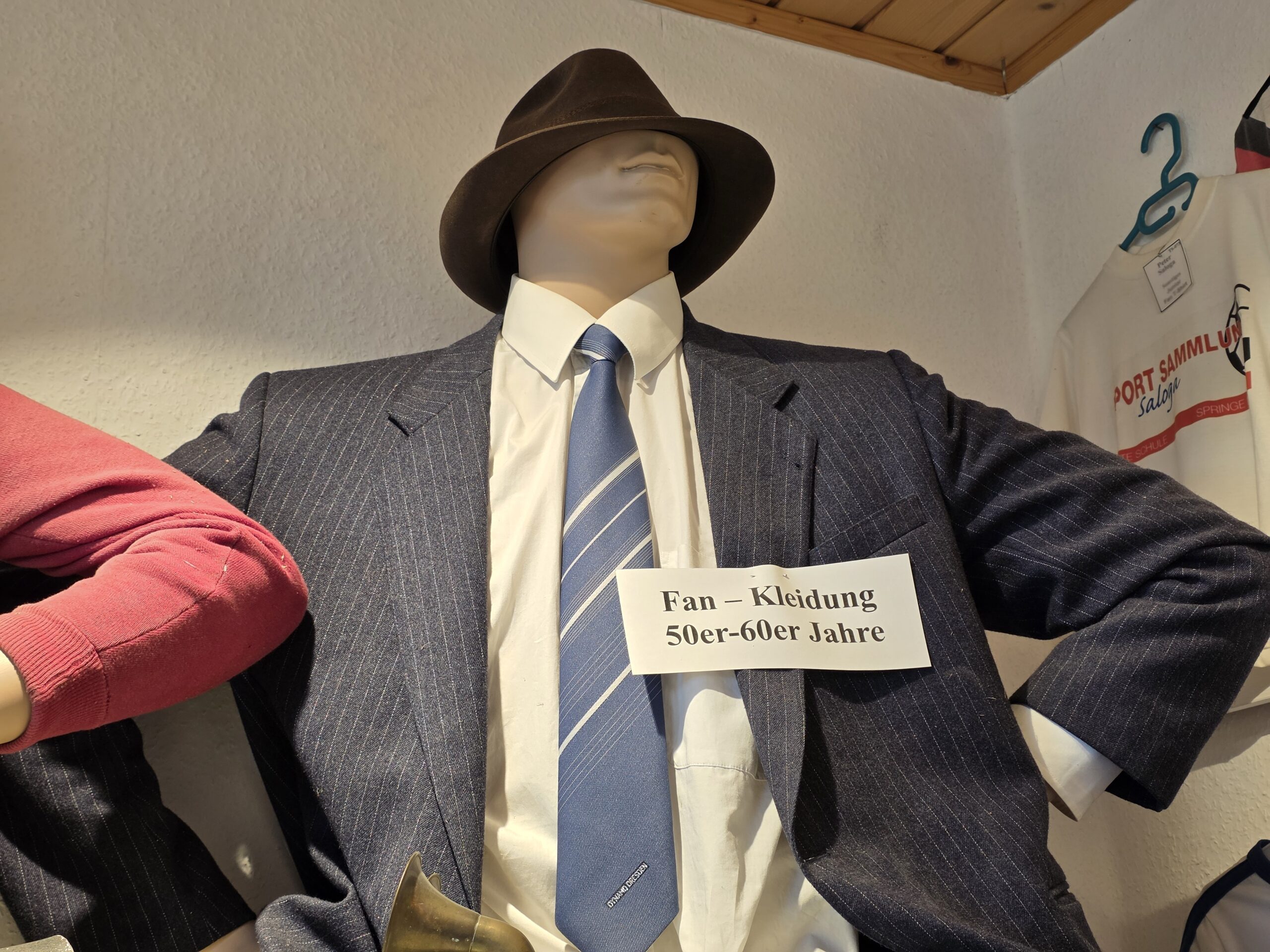 Der Raum "Umkleidekabine" im Springer Fußballmuseum