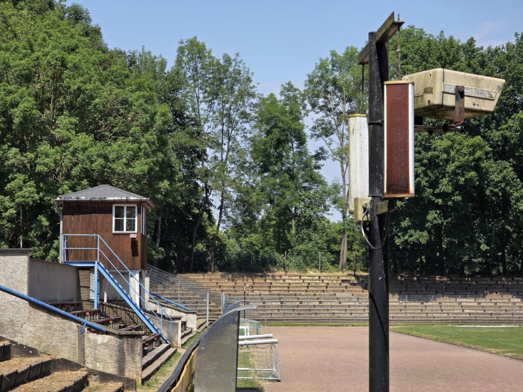 Lautsprecher in der Skatbank-Arena Altenburg