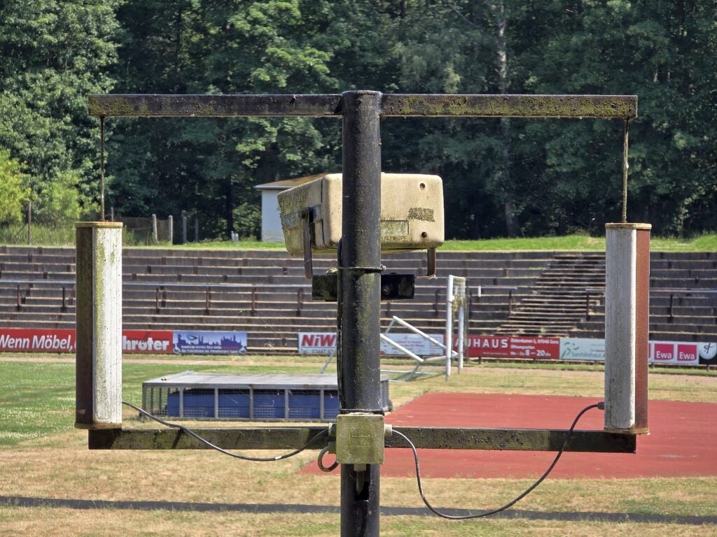 Lautsprecher in der Skatbank-Arena Altenburg