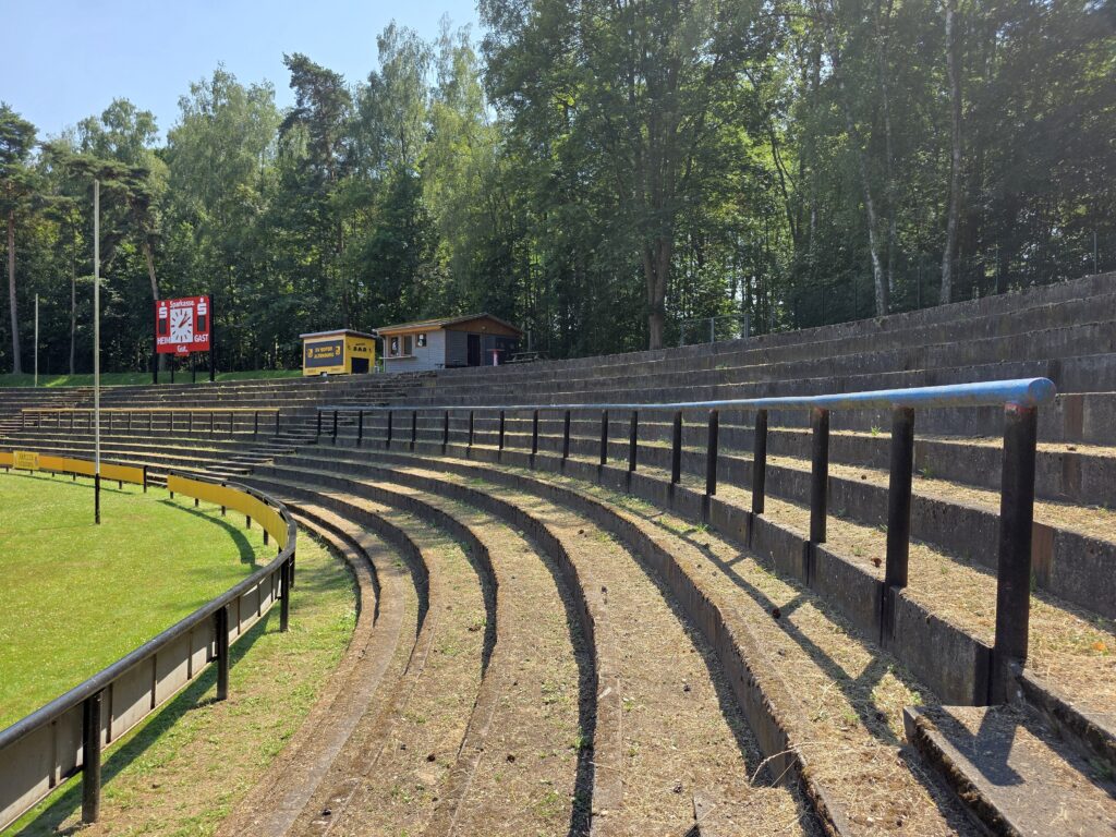 Wellenbrecher in der Skatbank-Arena