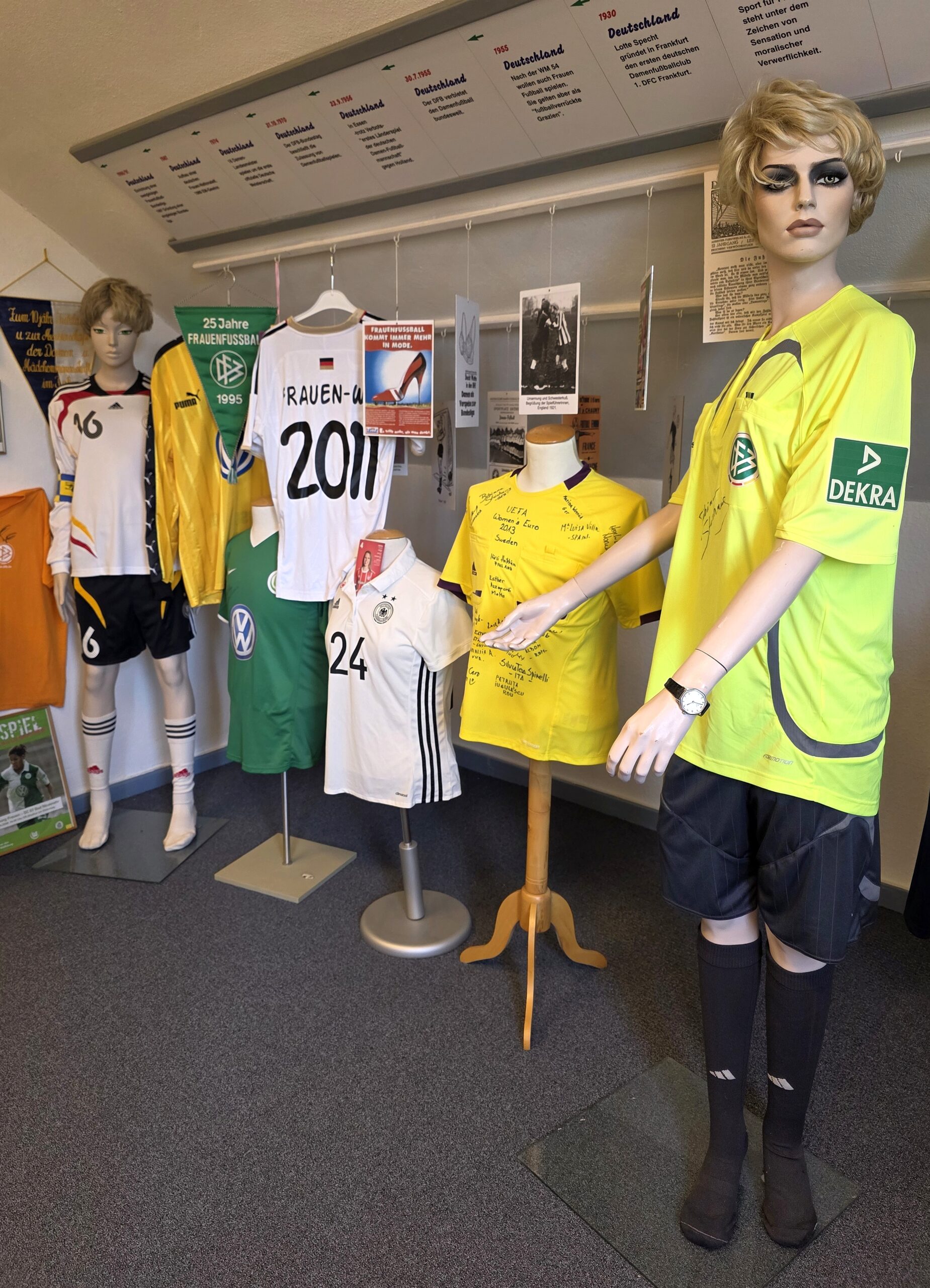 Frauenfußball spielt im Springer Museum eine wichtige Rolle