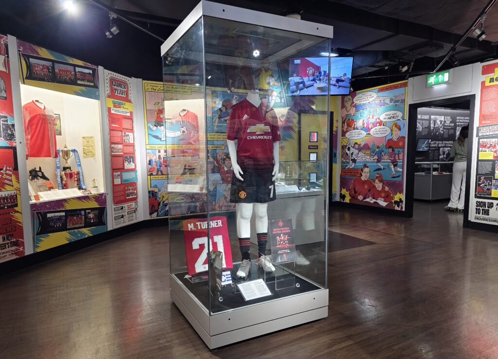 Im Vereinsmuseum von Manchester United