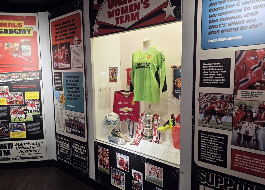 Im Vereinsmuseum von Manchester United