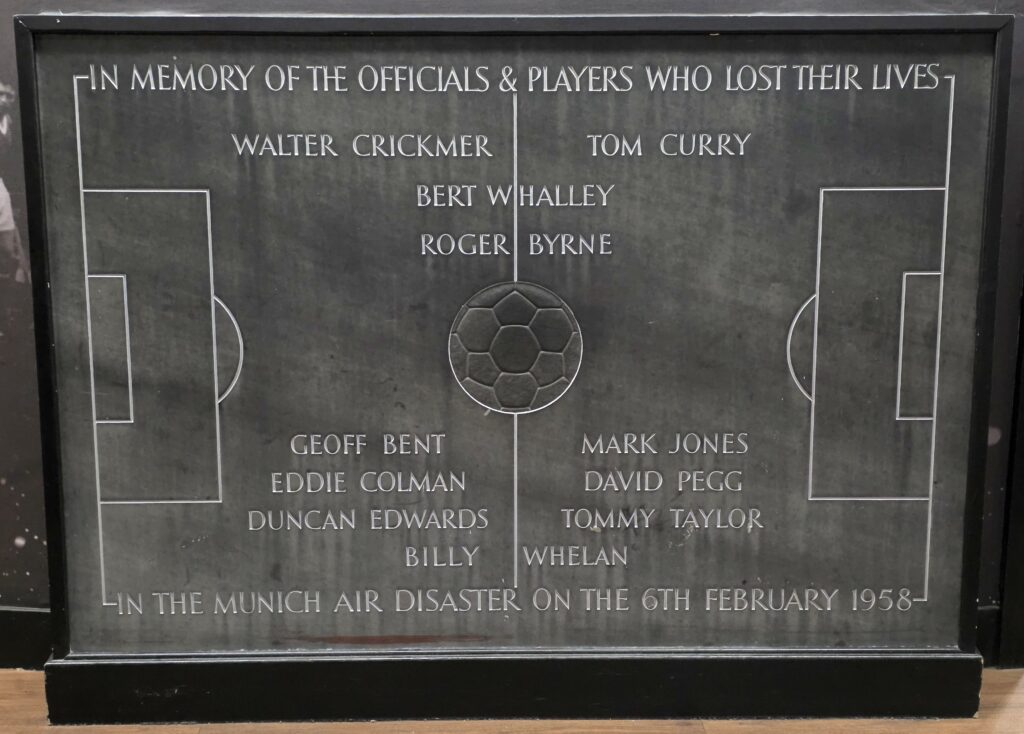 Im Vereinsmuseum von Manchester United