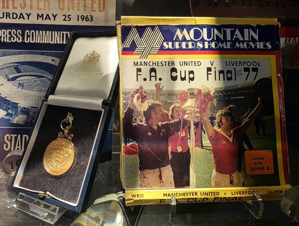 Im Vereinsmuseum von Manchester United