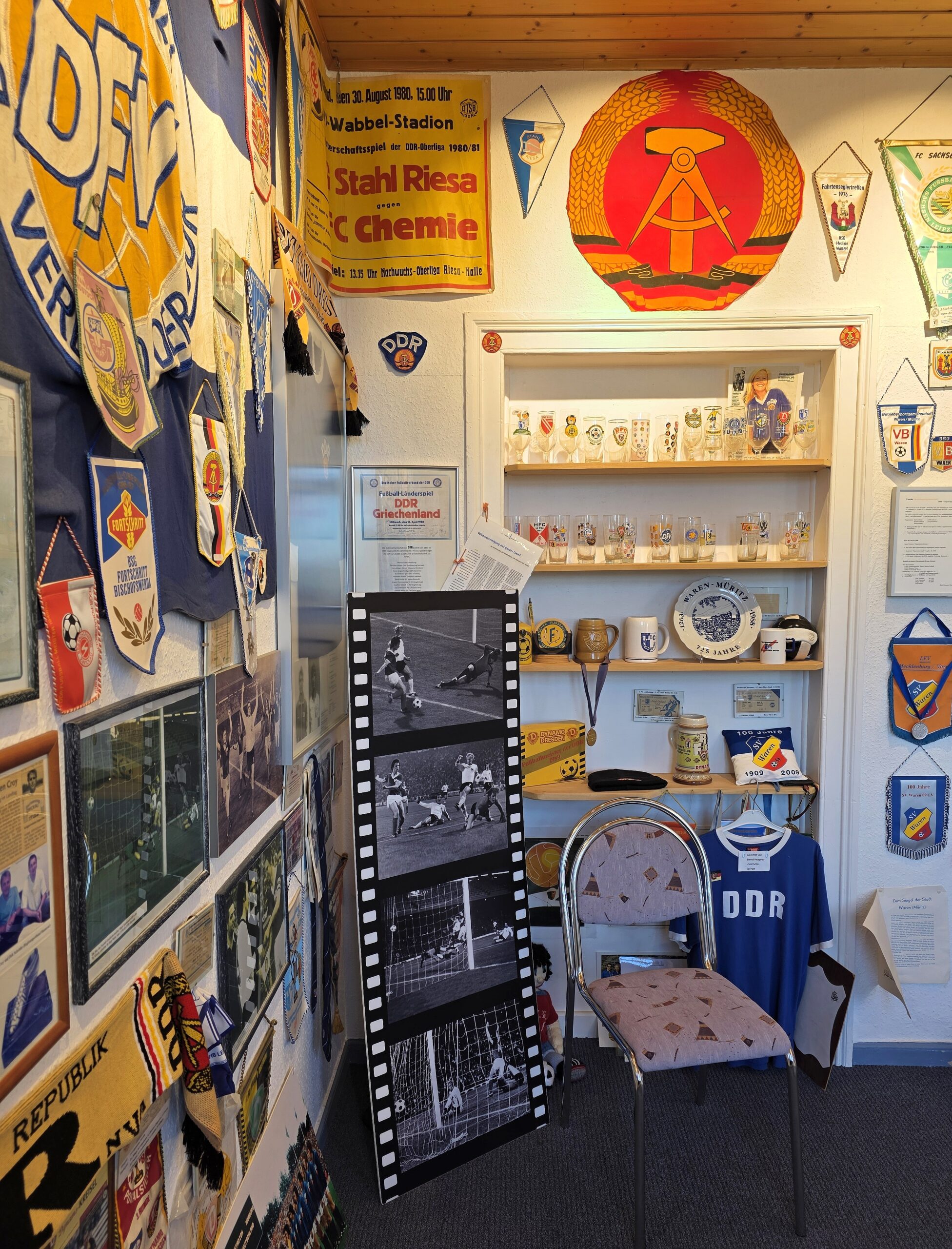 Deutsch-deutsche Fußballgeschichte im Fußballmuseum Springe