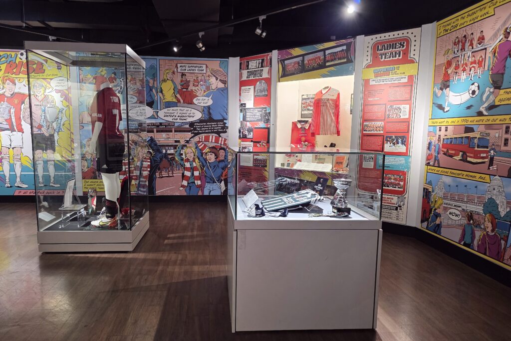 Im Vereinsmuseum von Manchester United