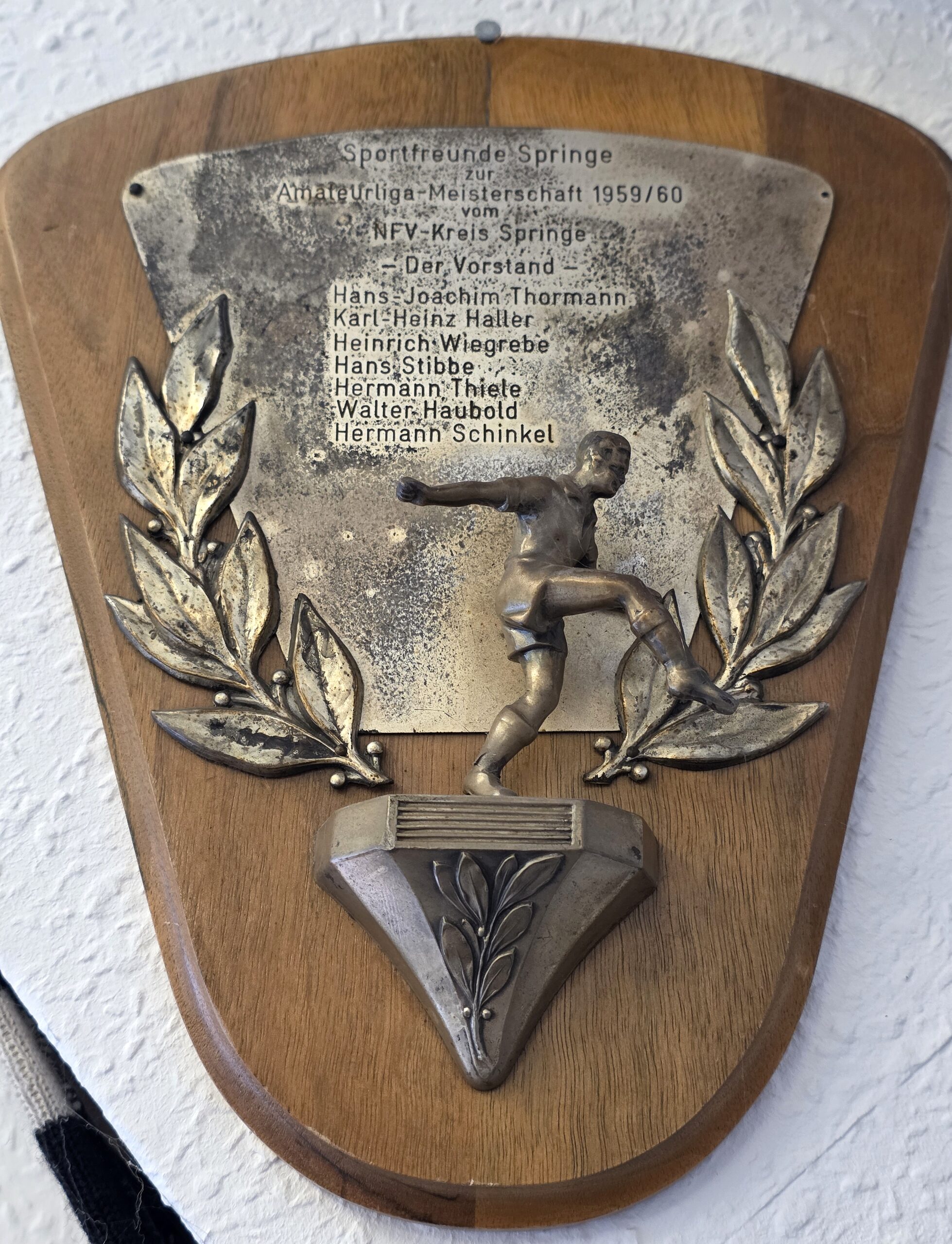 Der Lokalsport spielt im Springer Fußballmuseum eine übergeordnete Rolle