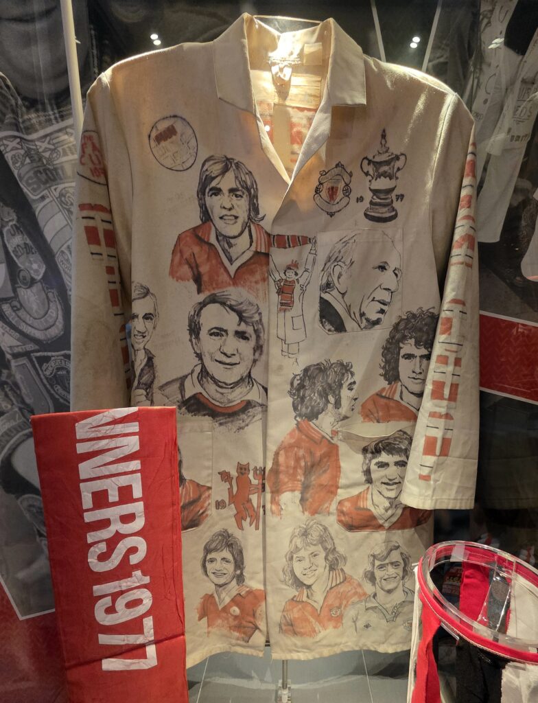 Devotionalien im Vereinsmuseum von Manchester