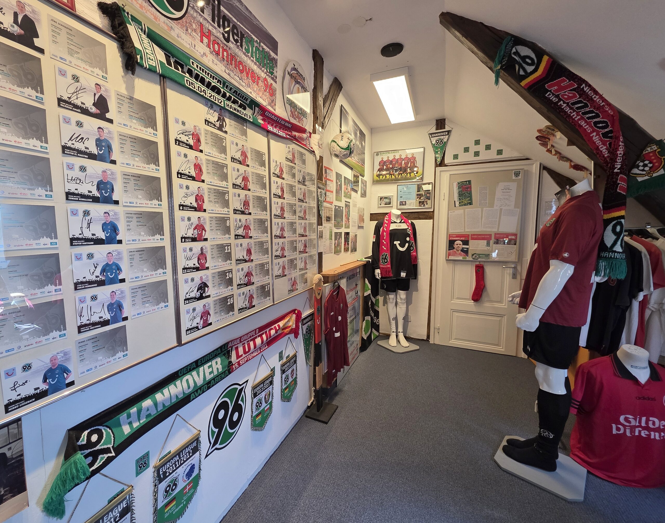 Hannover 96 spielt im Springer Fußballmuseum eine besondere Rolle