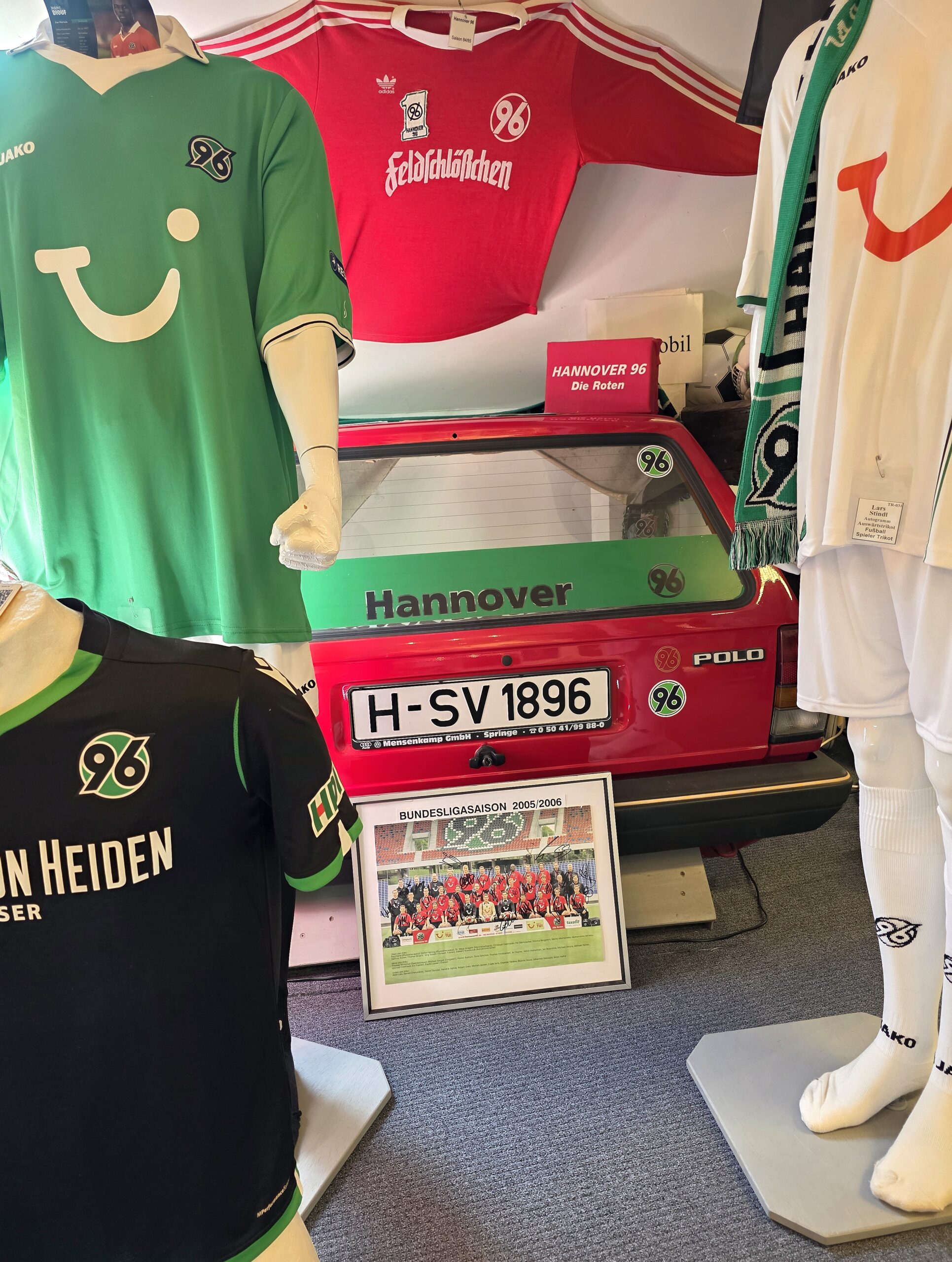 Hannover 96 spielt im Springer Fußballmuseum eine besondere Rolle