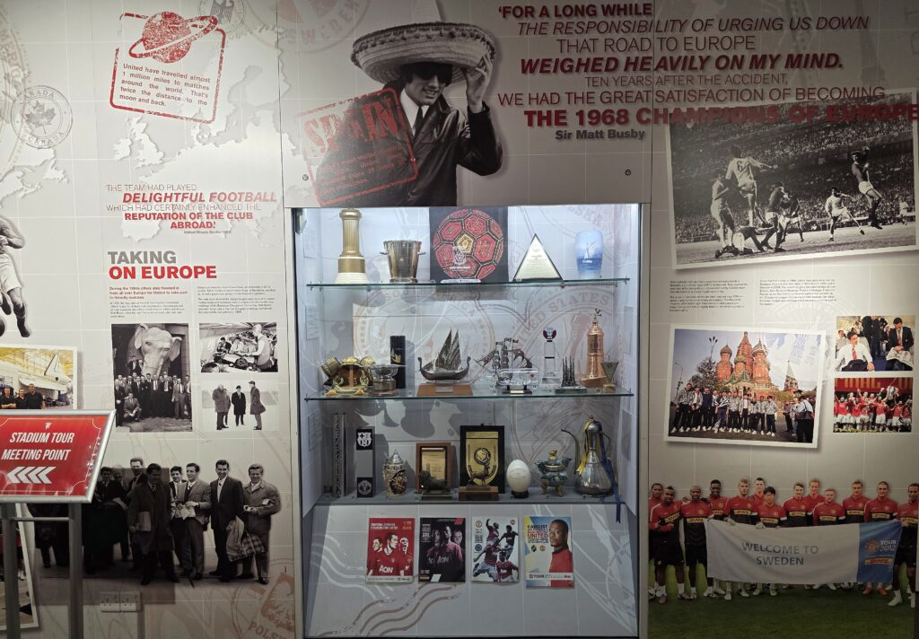Das Vereinsmuseum von Manchester United befindet sich im Old Trafford