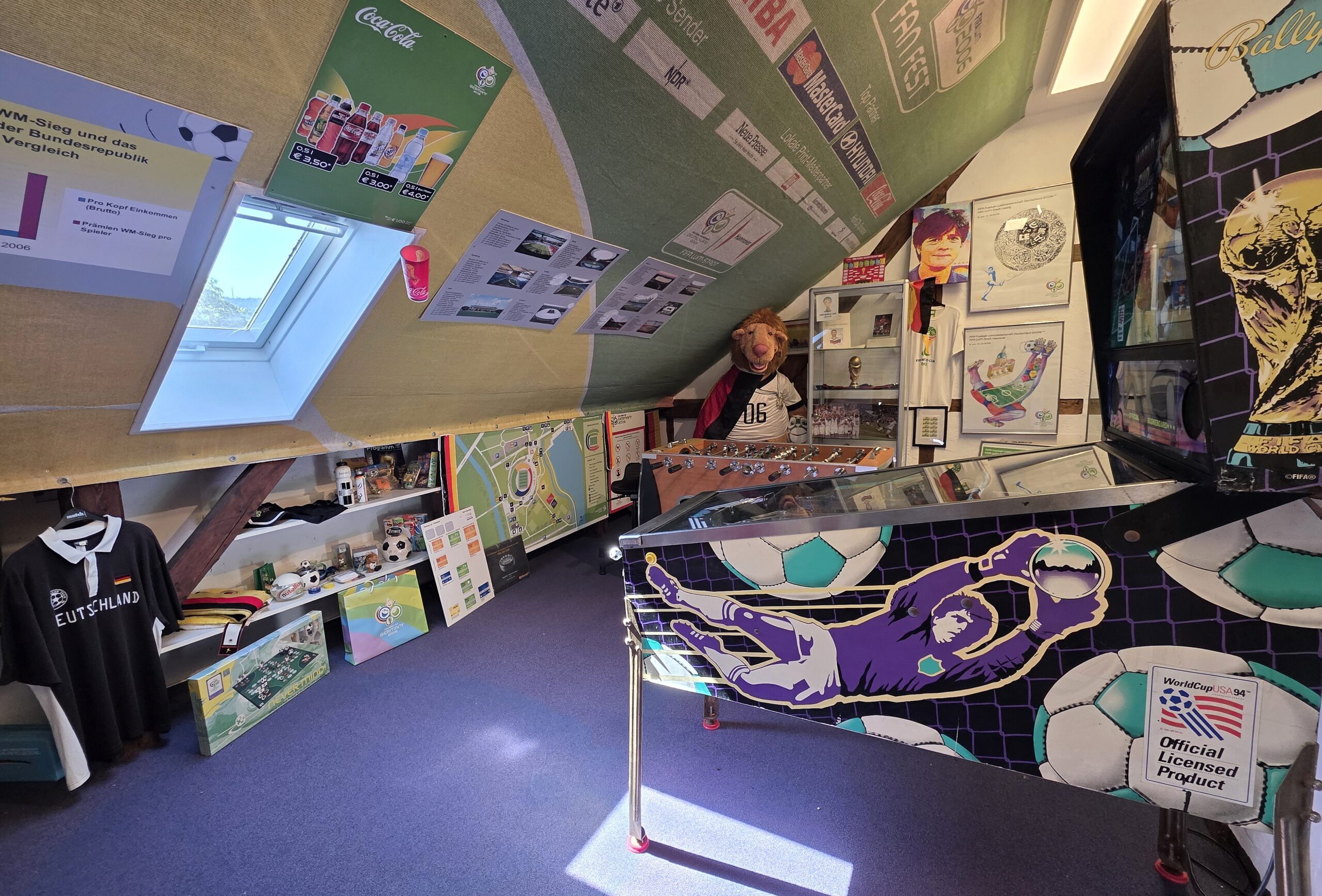 Das Sommermärchen spielt im Fußballmuseum Springe eine große Rolle