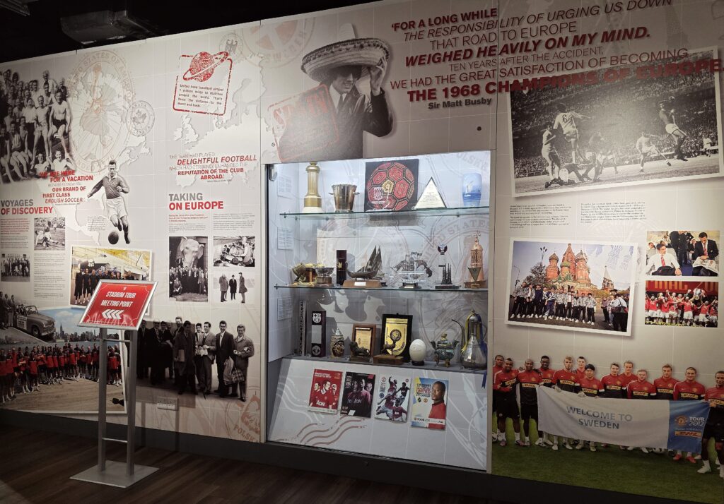 Das Vereinsmuseum von Manchester United befindet sich im Old Trafford
