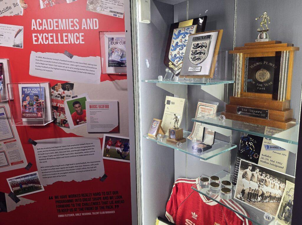 Das Vereinsmuseum von Manchester United befindet sich im Old Trafford