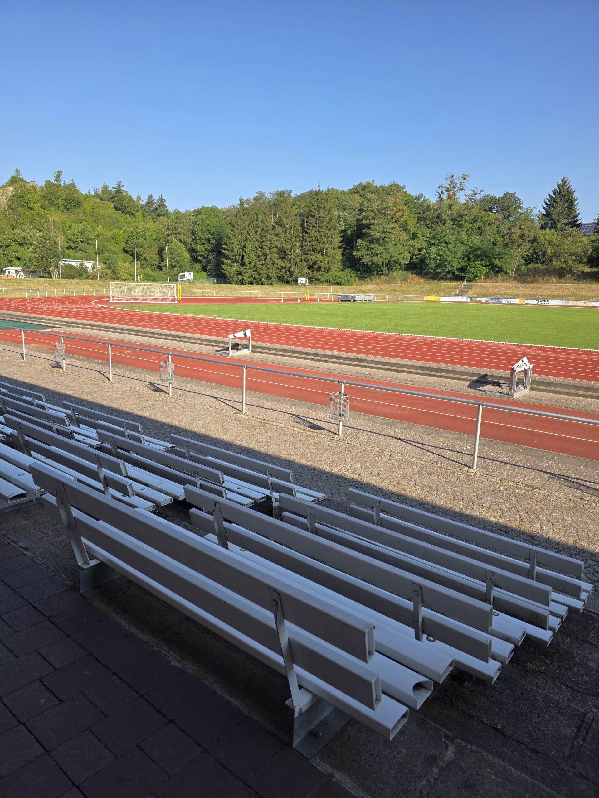 Blick ins Wartburg-Stadion in Eisenach